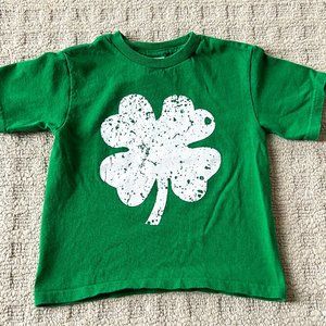 Four Leaf Clover Youth St Patrick's Day Shirt - Size 3T